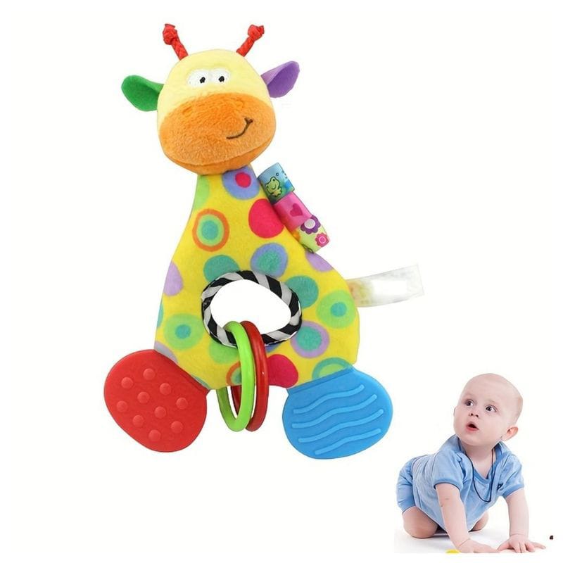 Jirafa animal bebé mordedor sonajero (3 meses a mas)
