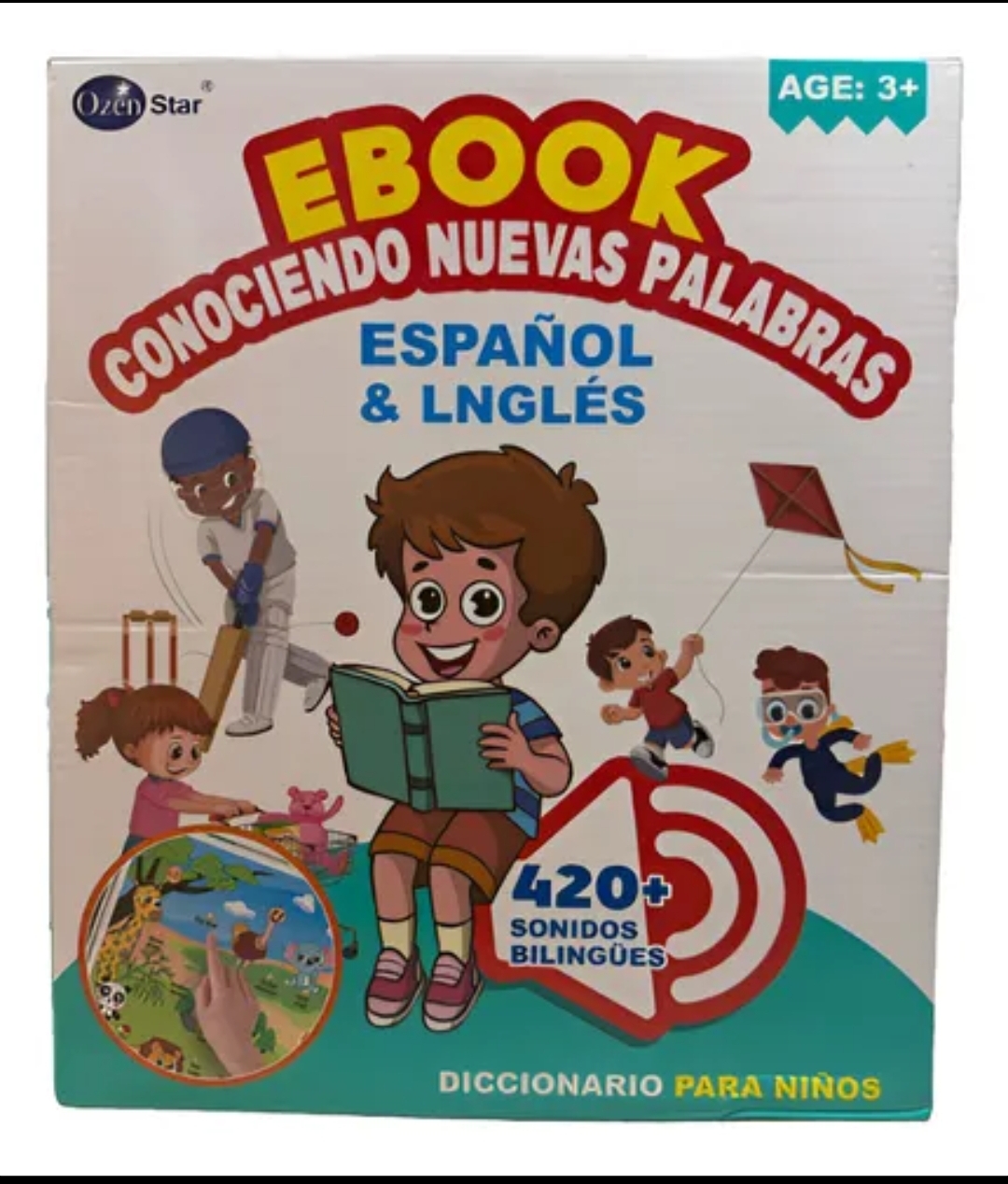 Libro Interactivo Bilingue ( 3 años a mas)
