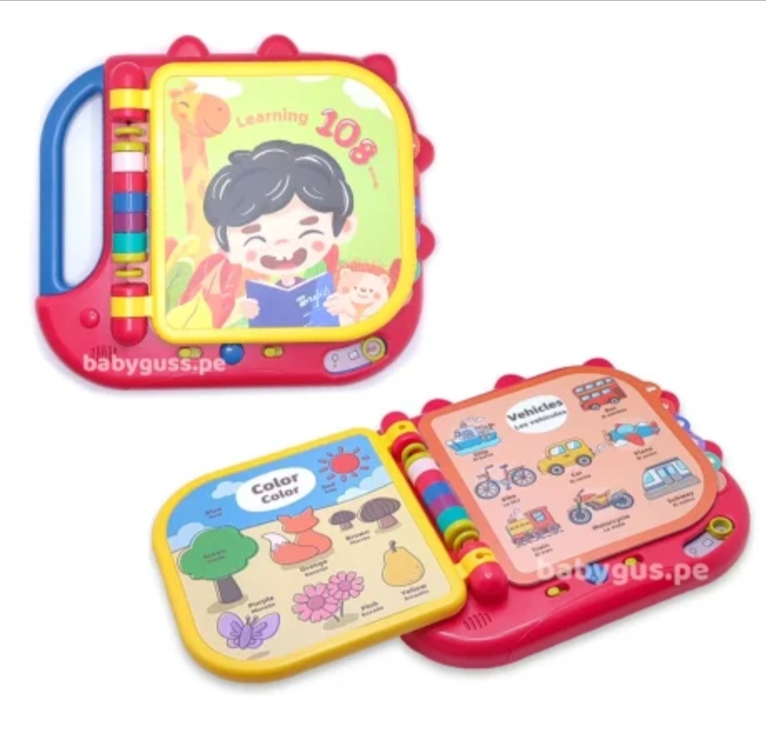 Libro Interactivo Bilingue 108 palabras ( 1,2,3,4 años )