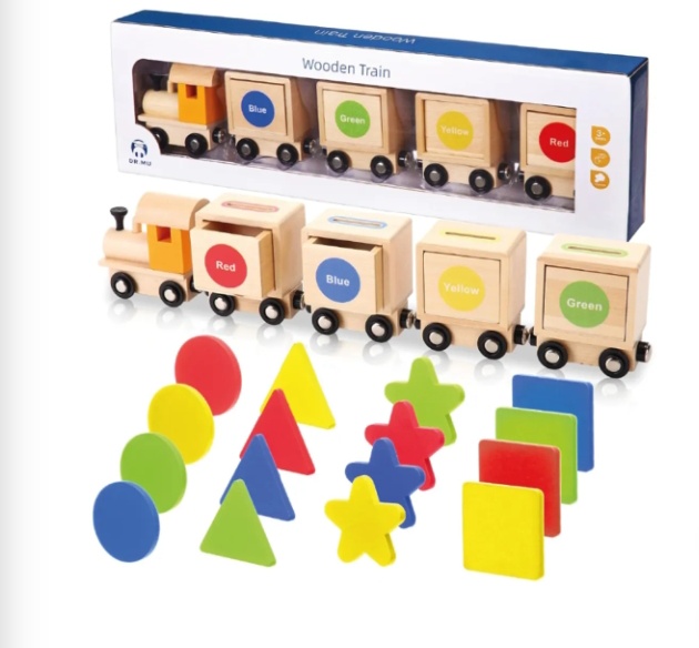 Tren Imantado de figuras y colores 