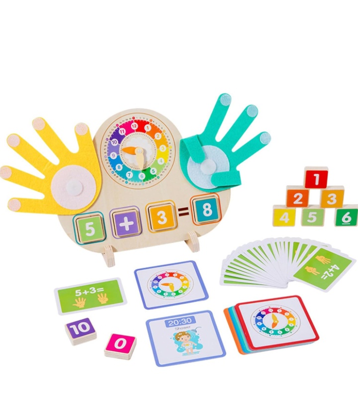 Juego matemático manitos con rutinas (3,4,5,6)