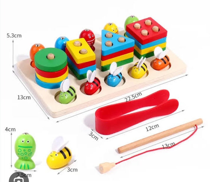 Didáctico  3 en 1 abejita (2,3,4,5)