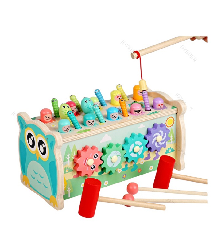 Búho multifuncional con xilófono y engranaje (2,3,4,5)