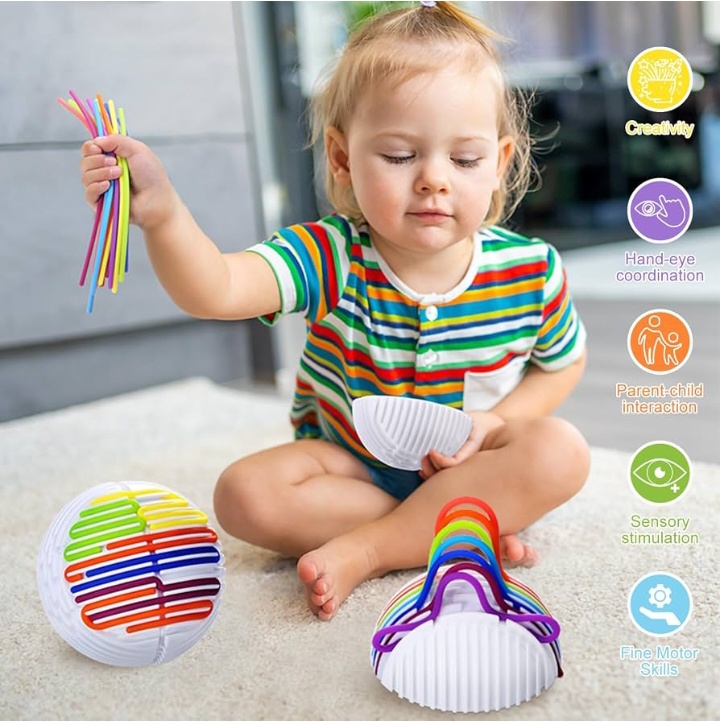 Pelota sensorial con ligas 