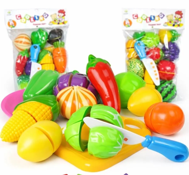 Frutas y verduras para cortar 