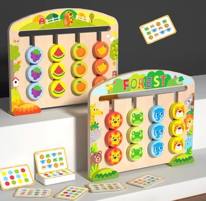 Tablero de destreza  frutas(3,4,5,6 años)