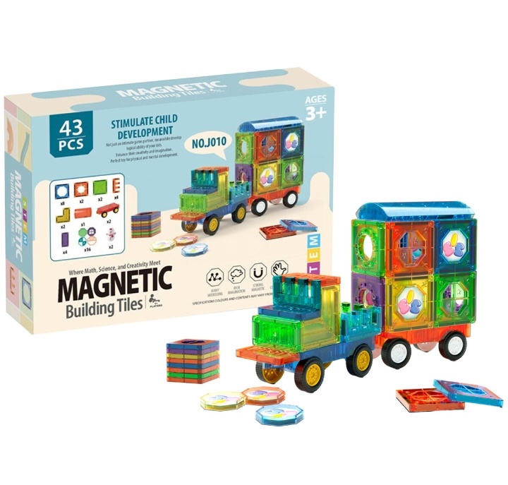 Magnéticos Tren de 43 (3,4,5,6 años)