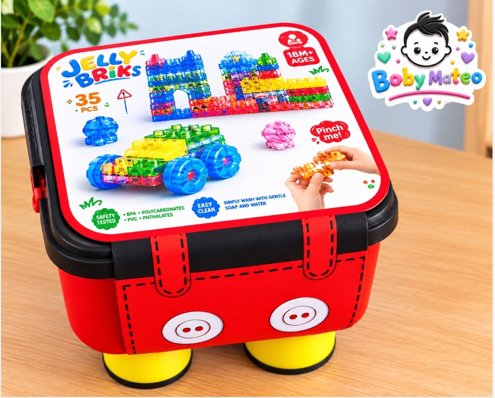 Cubos sensoriales de goma jelly brix