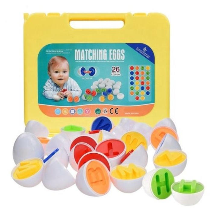 Maleta de huevos abecedario y números(2,3,4,5,6,7)