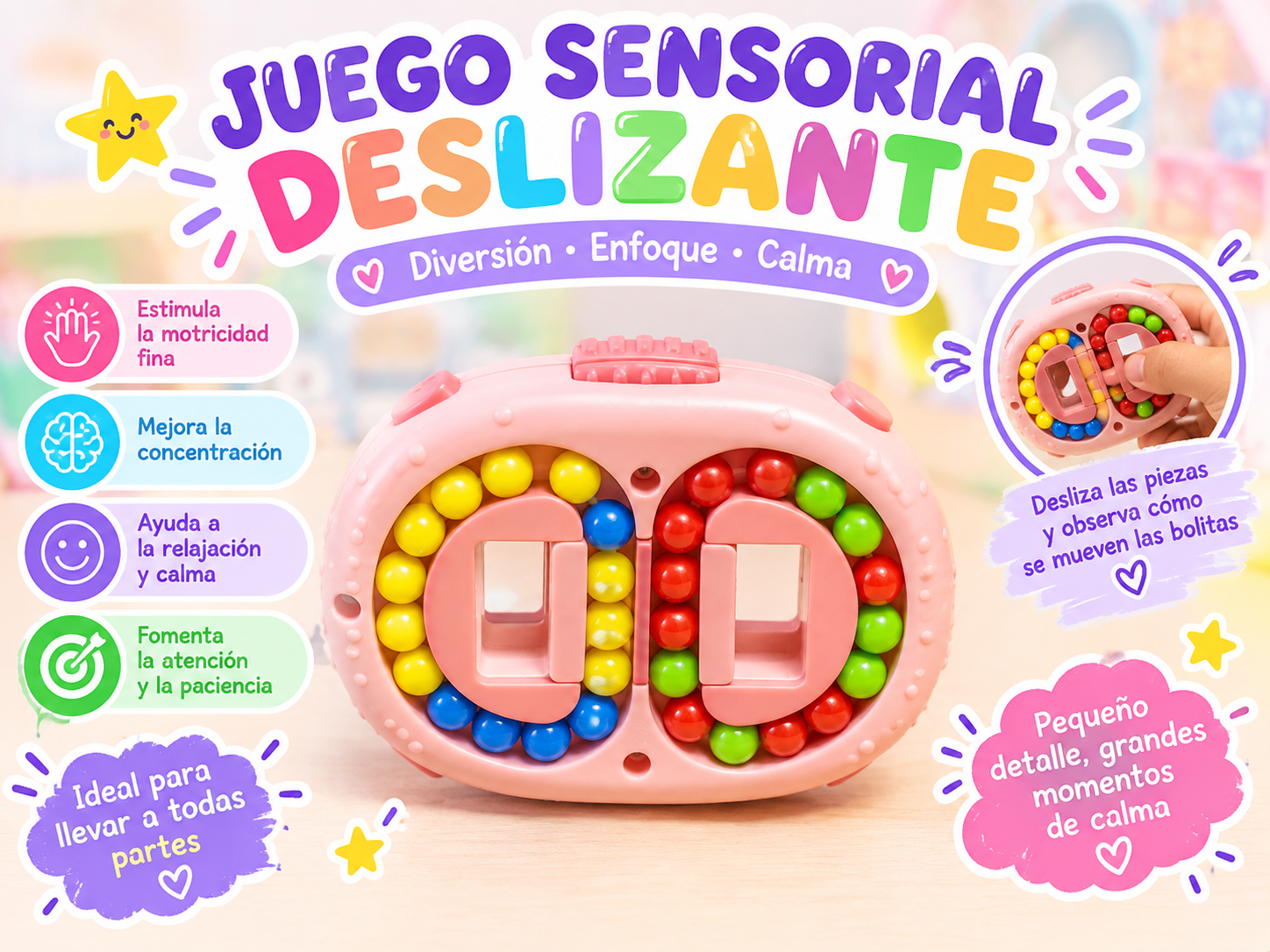 Sensorial deslizante Puzzle 